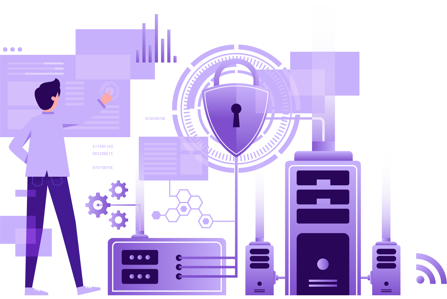 Cyber Security Illustration